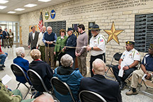 Peace Memorial foyer ribbon cutting, 2017. Image courtesy of Tom Parish.