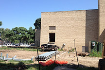 Peace Memorial Auditorium Exterior.