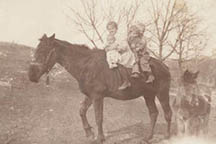 Ethel, Earl, Edward and Elmer (Baby).