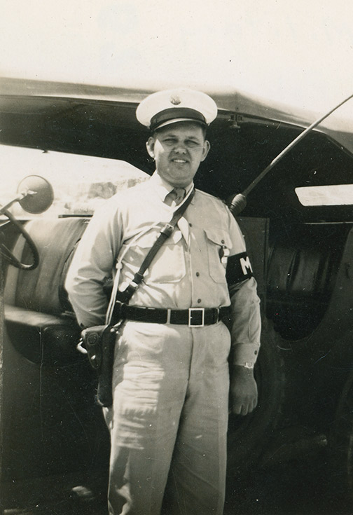 MP Corporal Harold Friedrich