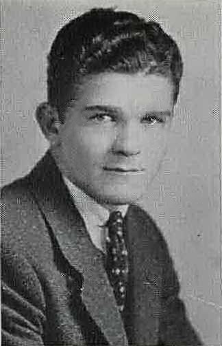 Hemphill and other class officers at K-State in 1936. Included among these officers were three that would be among the 101 who died in the war from Riley County - Hemphill, Murphy and Jaccard.